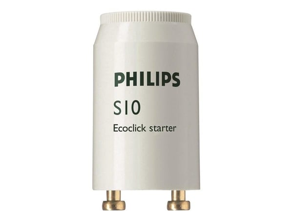 Philips S10 4-65W SIN 220-240V WH, Lampun käynnistin, valkoinen, 1 kpl, 65 W, 220 - 240 V, 21,5 mm