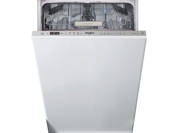 Whirlpool WSIO 3T223 PE X, Fullstendig innebygget, Slimline (45 cm), Rustfritt stål, 1,3 m, 1,55 m, 1,5 m