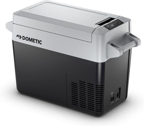 Dometic CFF20 - Bærbar kjøler - bredde: 28.3 cm - dybde: 66 cm - høyde: 43 cm - 21 liter - Klasse C - mørk grå