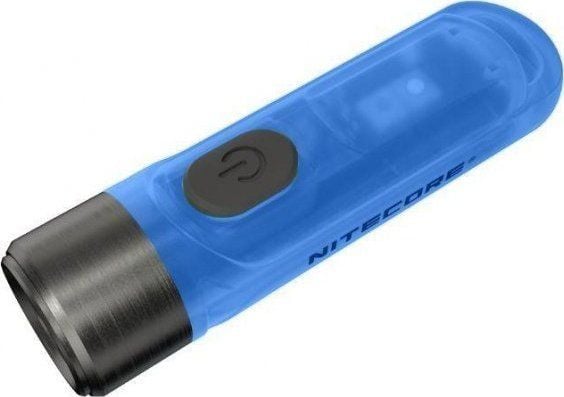 Nitecore TIKI GITD BLUE, Nøkkelringslommelykt, Grå, Polykarbonat (PC), Rustfritt stål, Knapper, 1 m, IP66