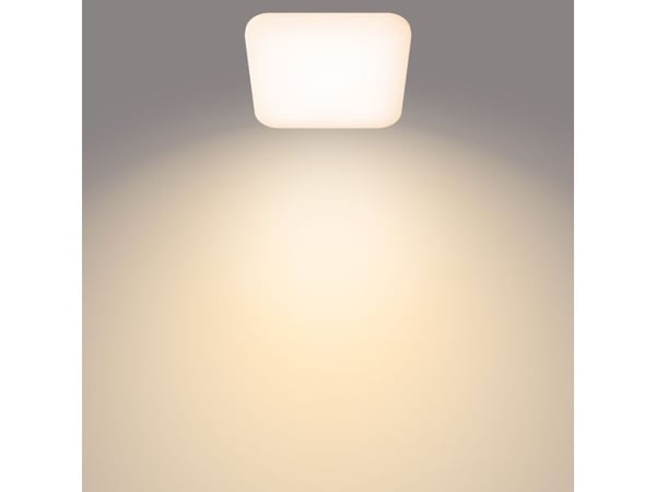 Philips Funktionell Mauve taklampa 17 W kvadratisk, LED, 1700 LM, IP20, Vit