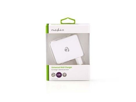 Nätladdare 4x USB 24W