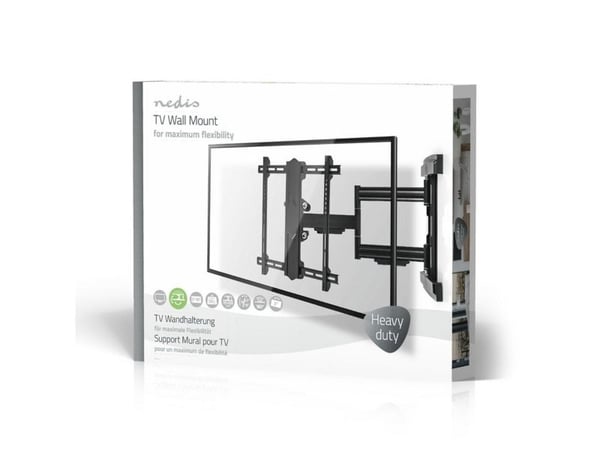 Nedis TVWM6550BK, 94 cm (37"), 2,03 m (80"), 50 kg, 200 x 100 mm, 600 x 400 mm, Sort