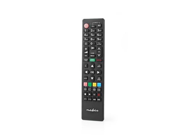 Nedis TVRC41PABK, TV, IR Kabelfri, Trykknapper, Sort
