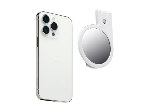 Joby Beamo, LED, Gjuten aluminium, Plast, 60 LM, 5600 K, Vit, iPhone with MagSafe, legacy iPhones, iPads, Android devices