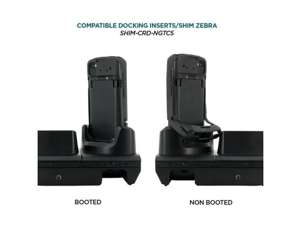 Mobilis PROTECH - Baksidedeksel for datafangstterminal - robust - 30 % resirkulert materiale - svart - for Zebra TC53, TC58
