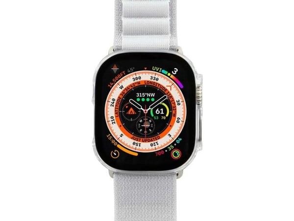 LAUT Shield, Etui, Smartklokke, Gjennomsiktig, Apple, Apple Watch 44mm, Glass, Polykarbonat (PC)