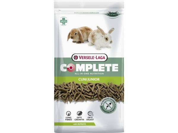 Versele-Laga Cuni Junior Complete, Matbit, 1,75 kg, Kanin, Vitamin A, Vitamin C, Vitamin D3, Vitamin E, Kopper, Jod, Strykejern, Mangan, Selen, Zin...