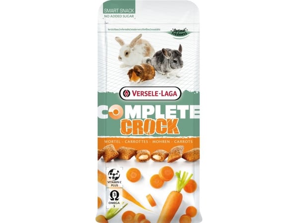 Versele-Laga Crock Carrot, Matbit, 50 g, Kanin, Omega-3, Vitamin A, Vitamin C, Vitamin D3, Vitamin E, Veske Versele-Laga Crock Carrot, Matbit, 50 g, Kanin, Omega-3, Vitamin A, Vitamin C, Vitamin D3, Vitamin E, Veske