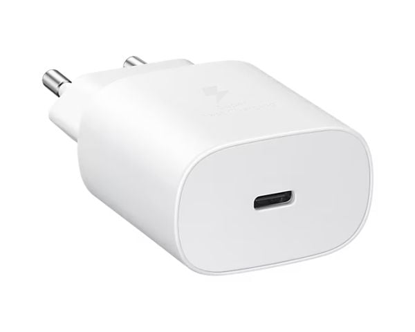 Samsung oplader USB-C. 25W. Hvid