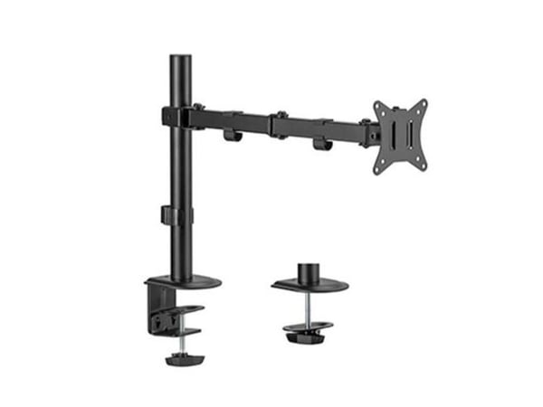 Gembird MA-D1-01 - Monteringssett - justerbar arm - for flatpanel - rotate, tilt, swivel, up to 9 kg - stål, plastikk - finteksturert svart - skjer...