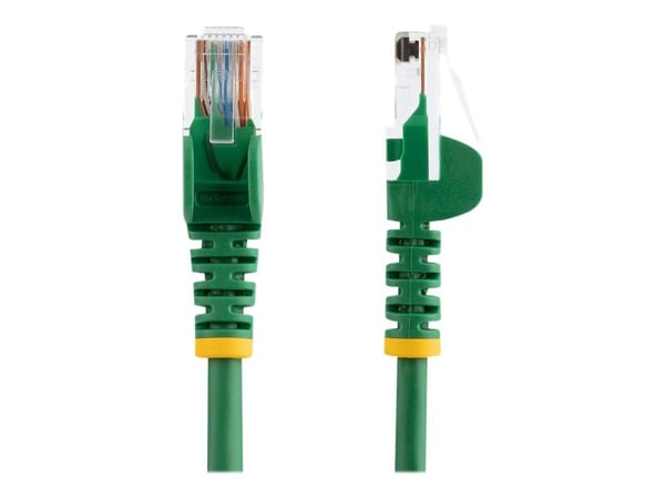 Startech 2m Green Cat5e / Cat 5 Snagless Patch Cable - Koblingskabel - RJ-45 (hann) til RJ-45 (hann) - 2 m - UTP - CAT 5e - formstøpt, uten hindrin...