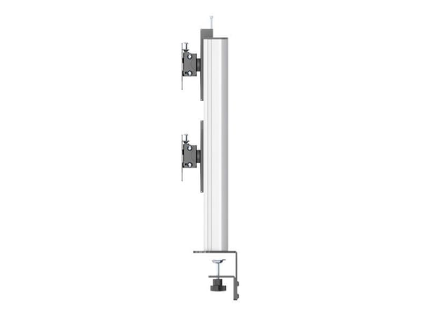 Multibrackets M Pro MBDM2x2U - Monteringssett (skrivebordsmontering, søyle) - for 2x2 flatpaneler - sølv