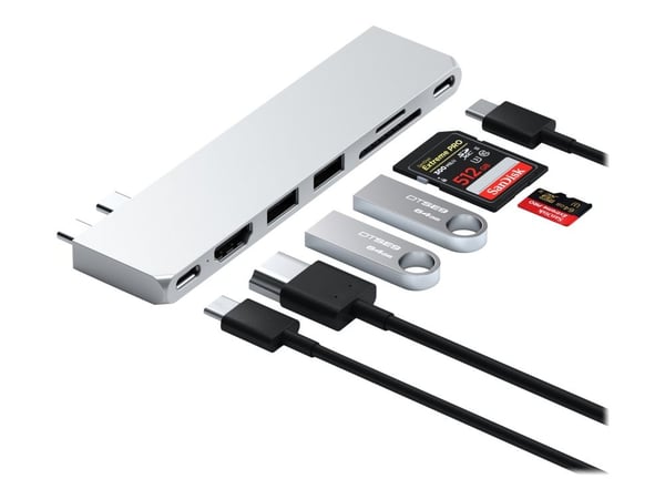 Satechi USB-C Pro Hub Slim - hopea