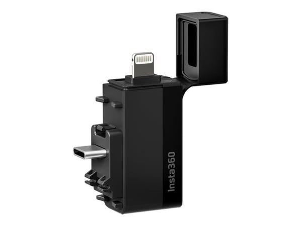 Insta360 Quick Reader - Kortleser (microSD) - Lightning/USB-C - for Insta360 X3