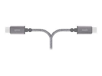 Moshi Integra - Lightning-kabel - USB-C hann til Lightning hann - 1.2 m - titangrå - USB Power Delivery (60W)