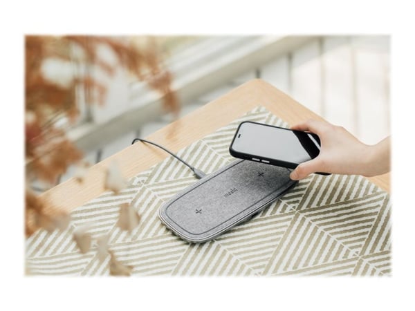 Moshi Sette Q - Trådløs ladepute - 15 watt - 1 A (USB)