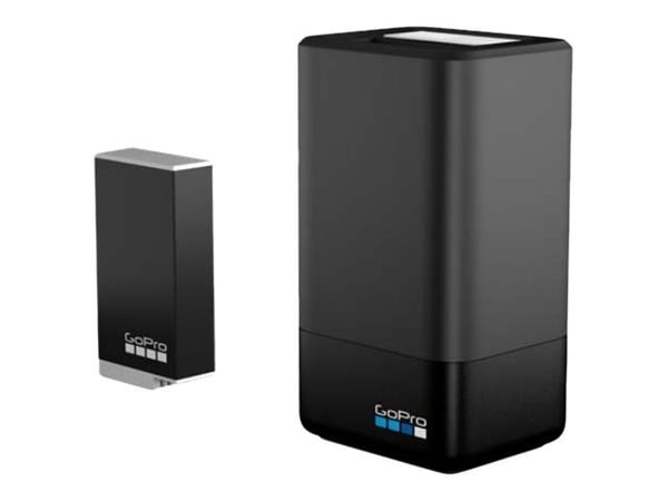 GoPro MAX - Dubbel batteriladdare + endurobatteri