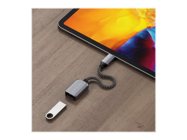 Satechi ST-UCATCM, USB C, USB A, USB 3.2 Gen 1 (3.1 Gen 1), 5000 Mbit/s, Harmaa