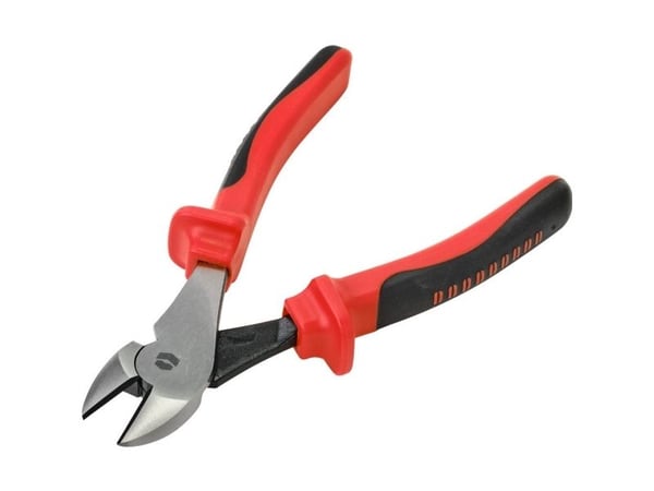 TOOLCRAFT TO-7339077 verksted kraft sideskjærer med fas 180 mm