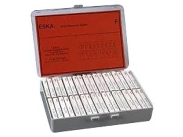 ESKA finsäkringssortiment 5x20 mm 100 mA - 6,3 A 360 st. trög