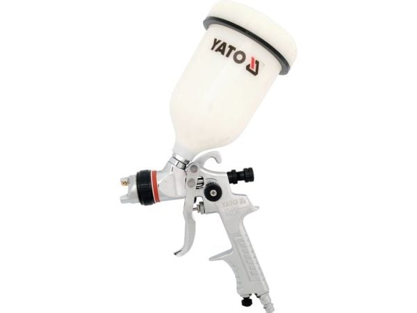 Yato YT-2341, Maling, 0,6 l, 410 l/min, 2,5 m/s², 76 dB, Aluminium, Rustfritt stål