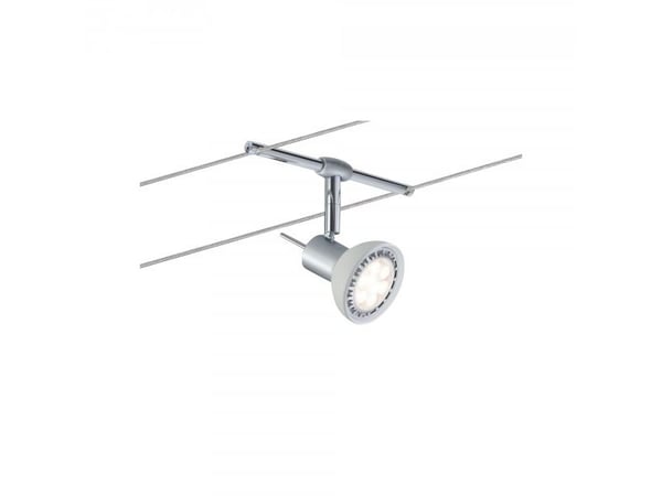 Paulmann 94136, Spotlight på skinne, GU5.3, 5 ampuller, LED, 10 W, Kromfarget