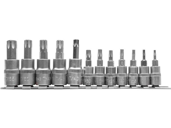 Yato Endniem Torx 1/4 "T8" 3/8-T55 12 kpl (YT-04331)