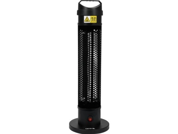 Yato YT-99520, Infrarød elektrisk romvarmer, Karbonfiber, 1,9 m, IP44, Inne & Ute, Gulv