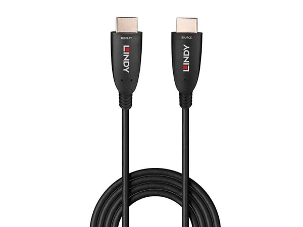 Lindy 38515, 50 m, HDMI Type A (Standard), HDMI Type A (Standard), 48 Gbit/s, Svart