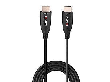 Lindy 38511, 15 m, HDMI Type A (Standard), HDMI Type A (Standard), 48 Gbit/s, Svart