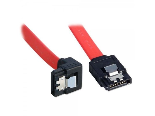 Lindy SATA Cable, 1m, 1 m, Hankjønn/hankjønn, Rød
