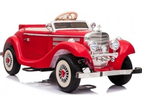 Lean Cars dobbelt elbil Retro Mercedes 540K, rød