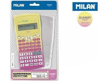 Milan 159110SNPBL, Desktop, Grunnleggende, 12 sifre, Batteri, Rosa, Gult