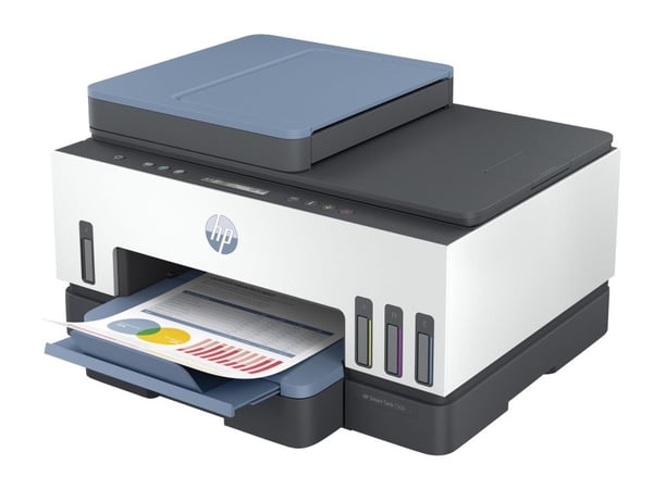 HP Smart Tank 7306 Langaton All-in-One Väri Tulostin, Kaksipuolinen tulostus; Kopiokone, skanneri, Lämpömustesuihkutulostin, Väritulostus, 4800 x 1...