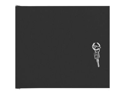 Lanberg - Rack skap - veggmonterbar - black RAL9004 - 4U - 10"