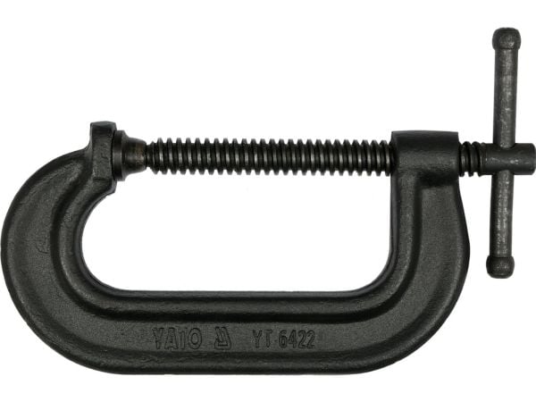 Yato YT-6422, C-Tvinge, Kull stål, Støpejern, 10 cm Yato YT-6422, C-Tvinge, Kull stål, Støpejern, 10 cm