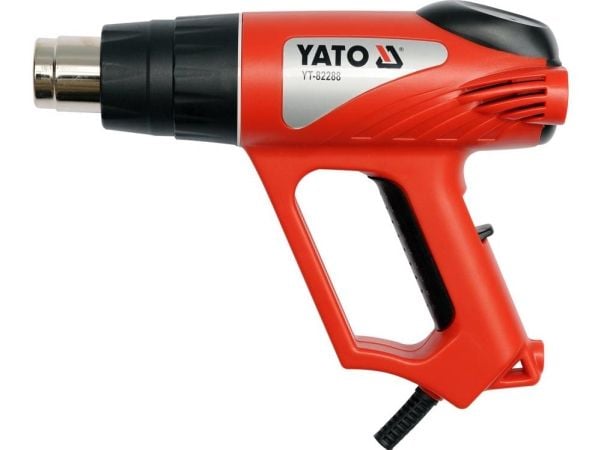 Yato YT-82288, Varmluftspistol, II, Sort, Rød, 500 l/min, 550 °C, 300 l/min