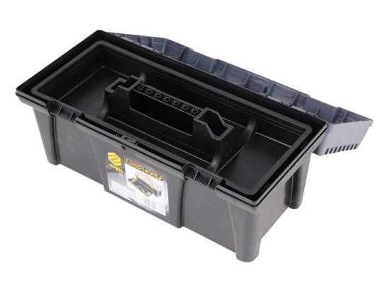 VOREL 78802, Verktøy boks, Polykarbonat (PC), Sort, 525 mm, 256 mm, 246 mm
