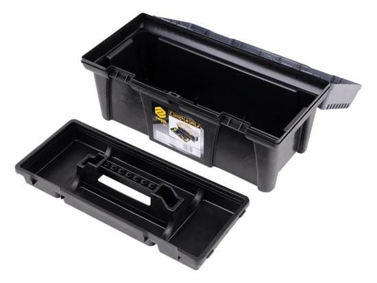 VOREL 78802, Verktøy boks, Polykarbonat (PC), Sort, 525 mm, 256 mm, 246 mm