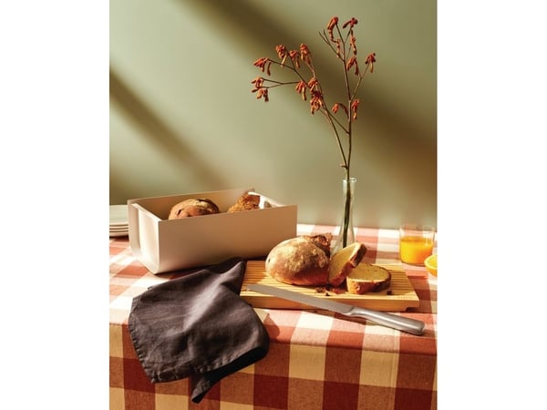 Alessi Mattina -leipälaatikko, vaaleanharmaa