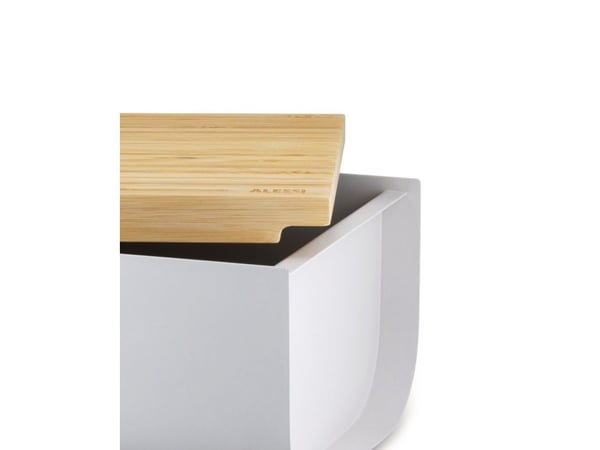 Alessi Mattina -leipälaatikko, vaaleanharmaa
