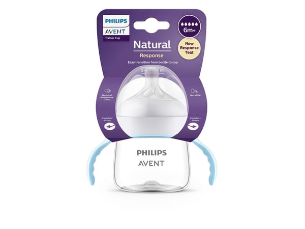 Philips AVENT SCF263/61, Helletutløs kopp, Gjennomsiktig, Hvit, Polypropylen (PP), Gutt/Jente, 12 måned(er), 150 ml