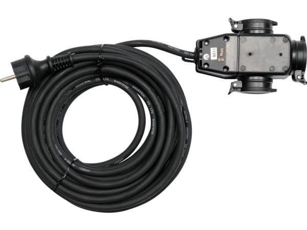 YATO KONNEKTOR MED FÖRLÄNGNINGSPLUGGE 20m 3x1.5mm2 IP44 16A H07RN-F 81162