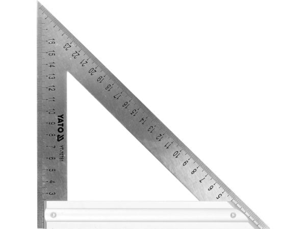 Yato YT-70781, Vinkelhake, Rostfritt stål, Gjuten aluminium, Rostfritt stål, cm, mm, 1 mm