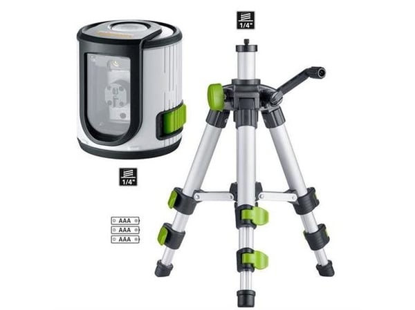 Krydslaser EasyCross-Laser grøn m/trefod Krydslaser EasyCross-Laser grøn m/trefod