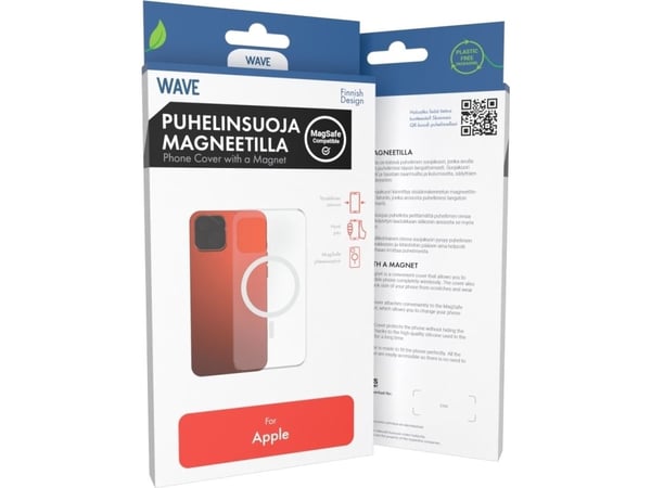 Wave -MSC-AP-IP12P-TP, Suojus, Apple, iPhone 12 Pro/iPhone 12, 15,5 cm (6.1"), Läpinäkyvä