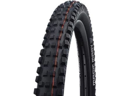 Schwalbe Hans Dampf, 29", MTB, Slangeløst, Foldevulst, Off-road, Sort, Oransje