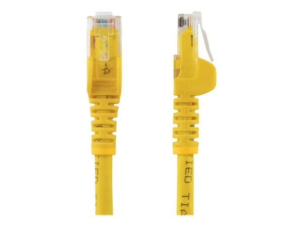 Startech 50cm CAT6 Ethernet Cable, 10 Gigabit Snagless RJ45 650MHz 100W PoE Patch Cord, CAT 6 10GbE UTP Network Cable w/Strain Relief, Yellow, Wiri...