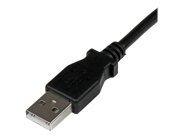 StarTech 2m USB 2.0 A to Right Angle B Cable Cord - 2 m USB Printer Cable - Right Angle USB B Cable - 1x USB A (M), 1x USB B (M) (USBAB2MR) - USB-k...